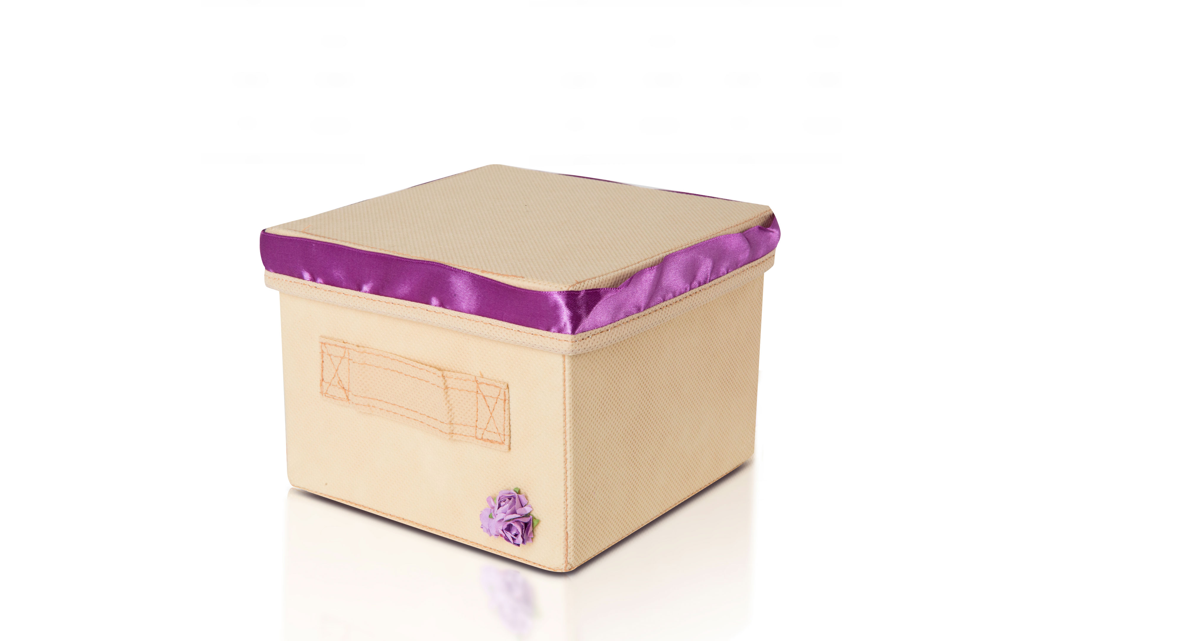 Коробка для хранения Малая "Sugar Roses" с крышкой - ящик для хранения