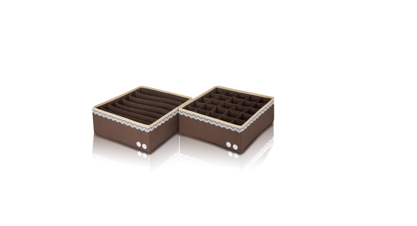 Органайзер для белья (2 шт.) "Chocolate Cake" - коробки для хранения