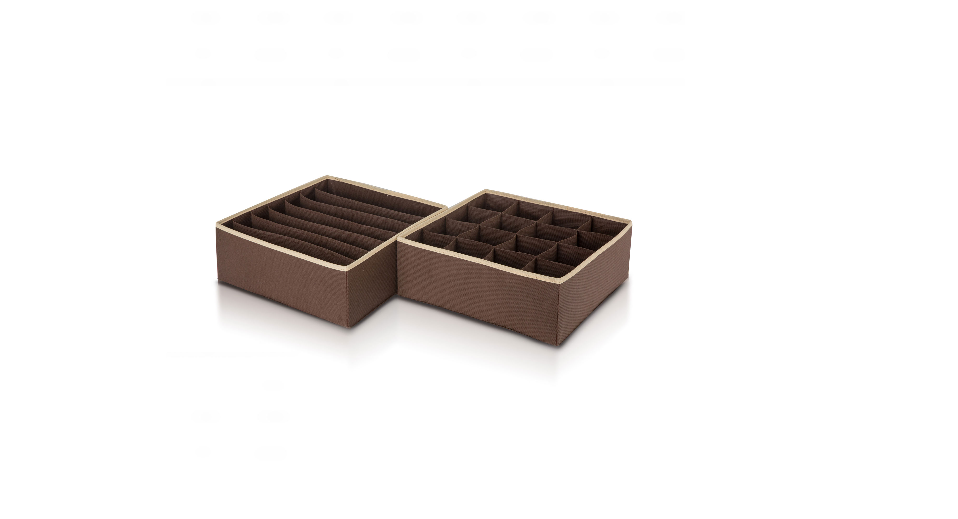 Органайзер для белья и носков мужской (2 шт.) "Chocolate Cake" - коробки для хранения